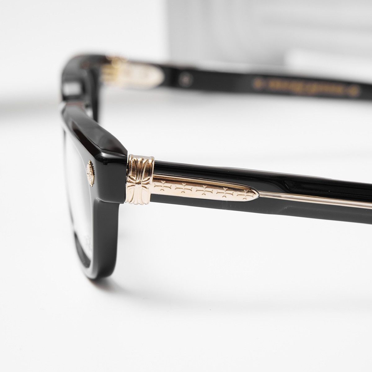 Chrome Hearts CHROME HEARTS PEN 15 BLACK - 18KGP GLASSES Size ONE SIZE - 4 Thumbnail