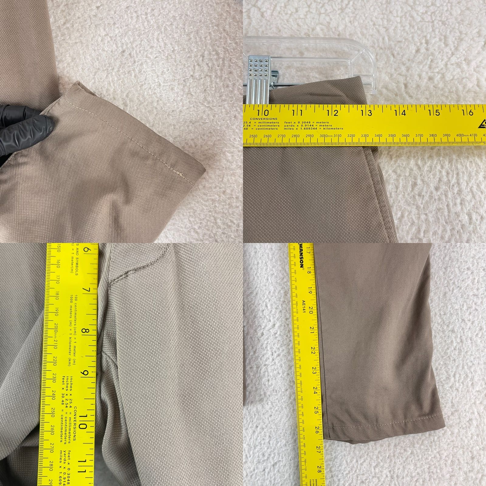 Vintage Ungaro Brown Cropped Straight Leg Pants Womens Medium 44 Cotton Casual Regular Cropped 80s 90s City Mens Women’s Girls Socks Size 32" / US 10 / IT 46 - 8 Thumbnail