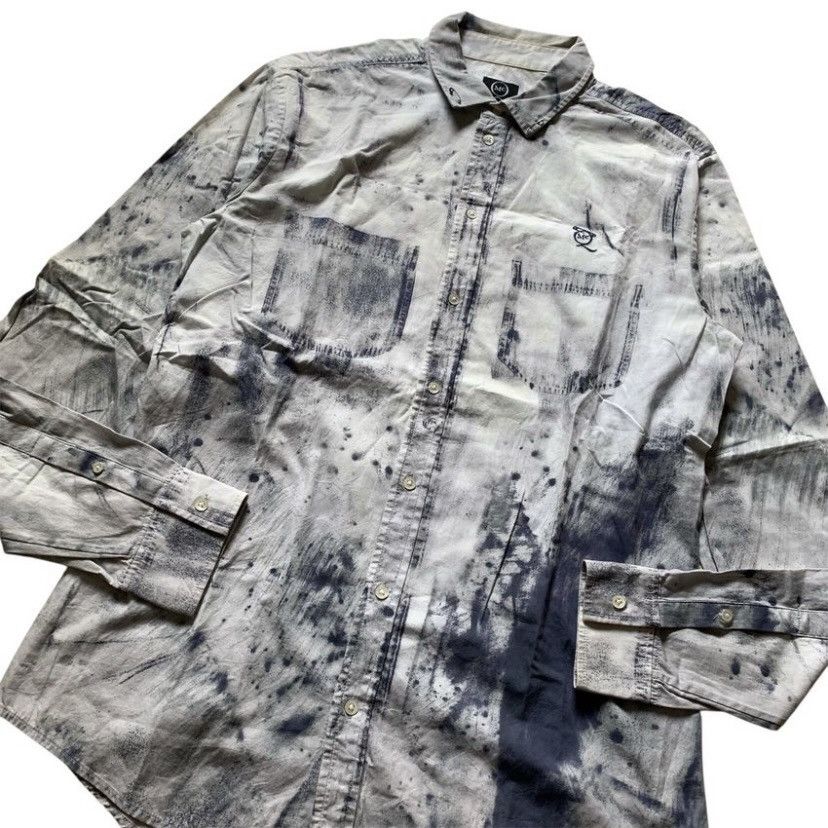 Alexander McQueen ALEXANDER MC QUEEN ABSTRACH PATTERN SHIRT BUTTON UP PIN Size US M / EU 48-50 / 2 - 4 Thumbnail