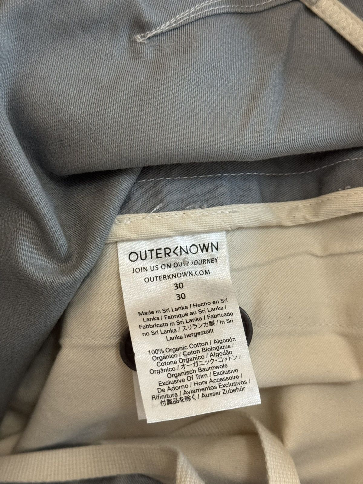 Outerknown Outerknown grey chinos Size US 30 / EU 46 - 3 Thumbnail