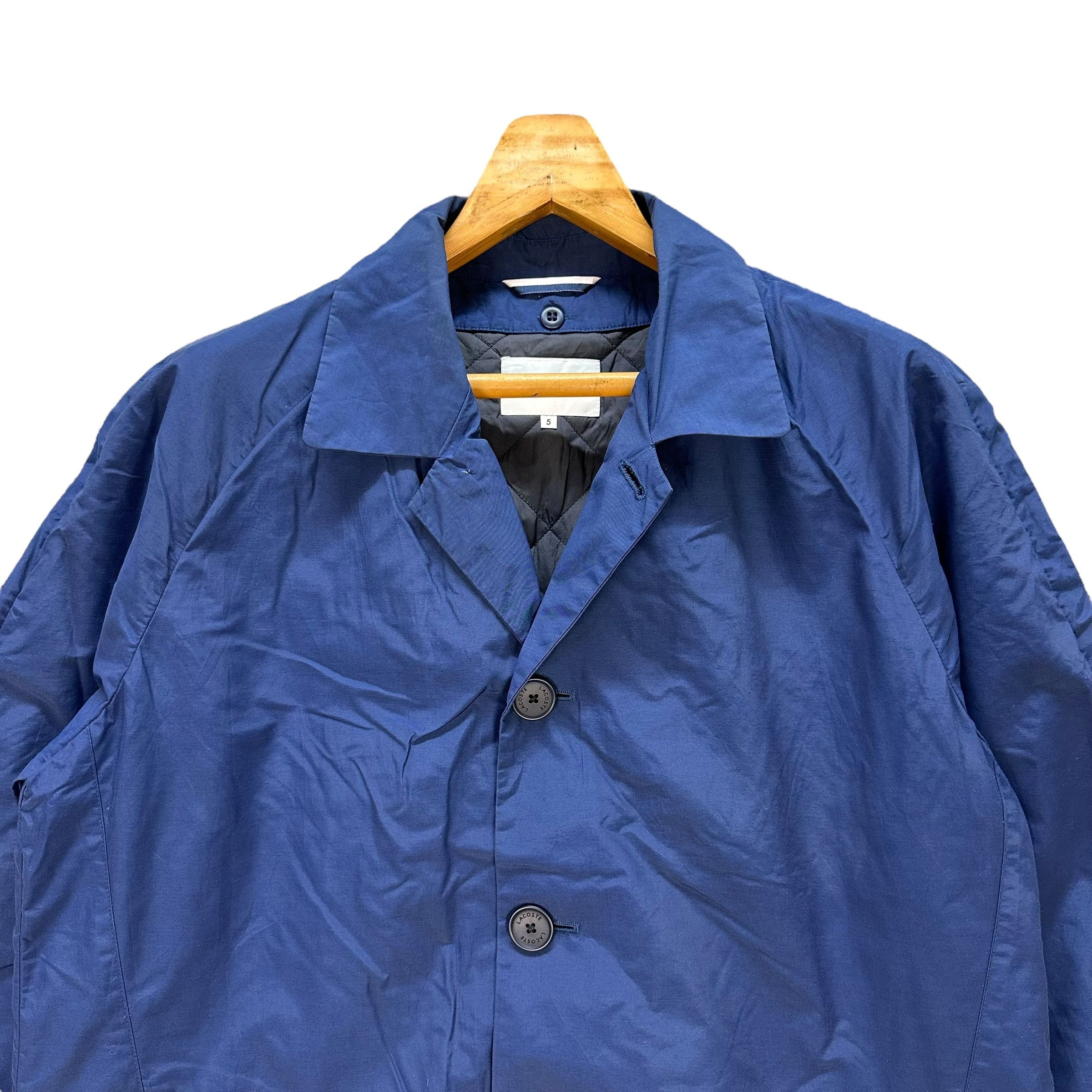 Lacoste Lacoste Blue Light Overcoat Long Coat #A5-0103 Size US L / EU 52-54 / 3 - 2 Thumbnail