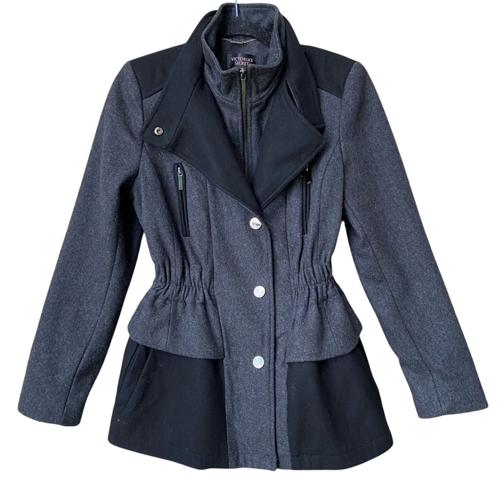 Victoria's Secret Victoria's Secret Womens Small Button Up Winter Coat Jacket Size S / US 4 / IT 40 - 1 Thumbnail