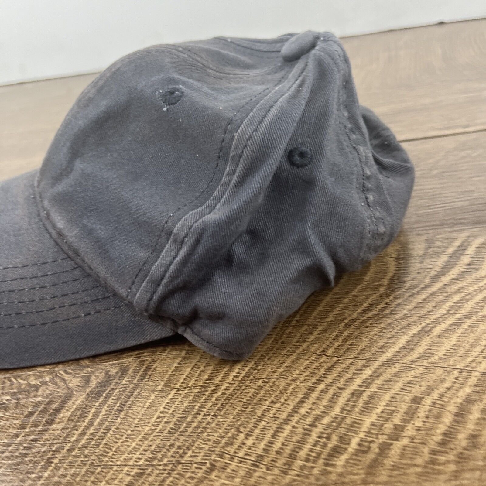 Other Plain Gray Baseball Cap Gray Hat Adjustable Adult Size Hat C Size ONE SIZE - 5 Thumbnail