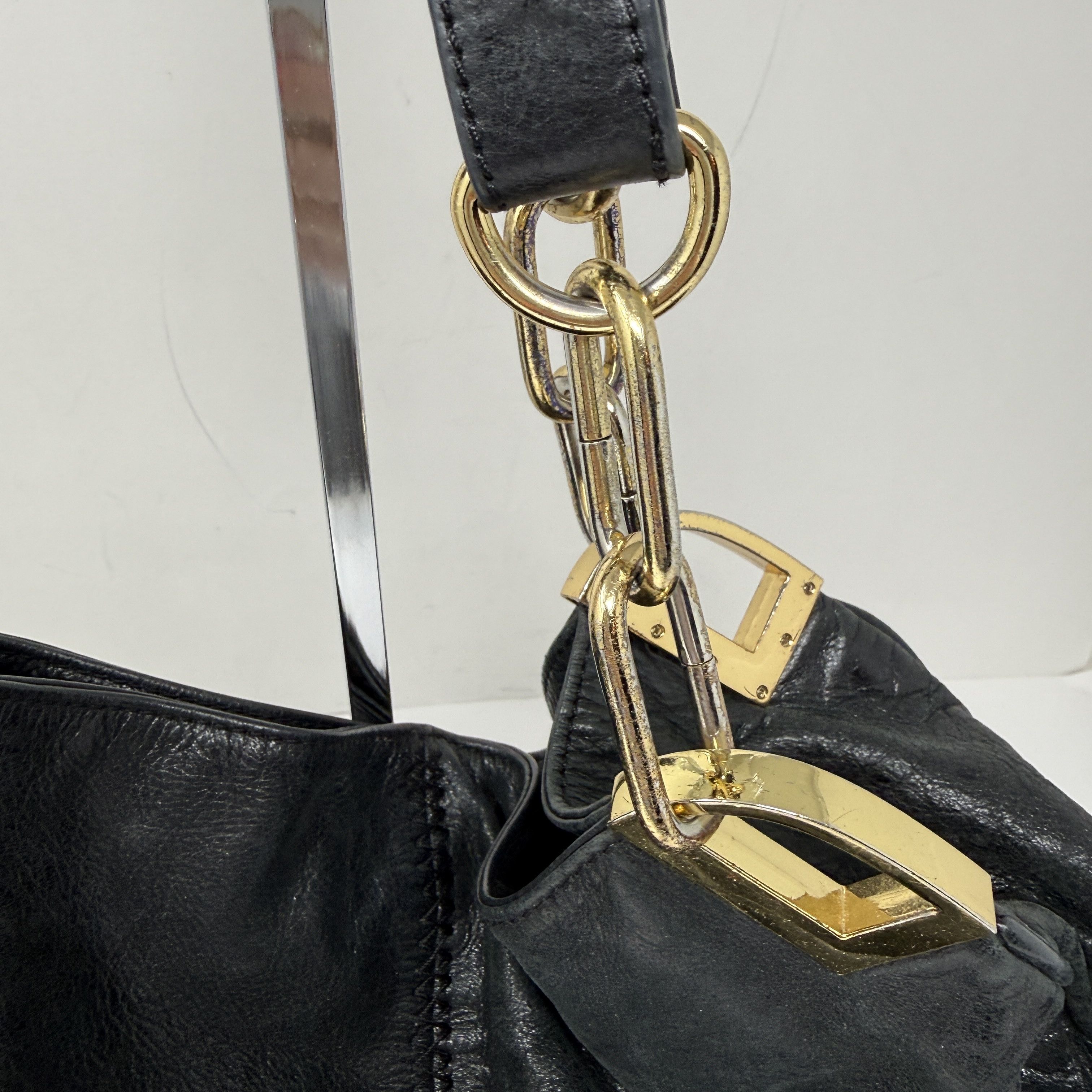 Badgley Mischka Badgley Mischka Gaia Genuine Leather Gold Size ONE SIZE - 3 Thumbnail