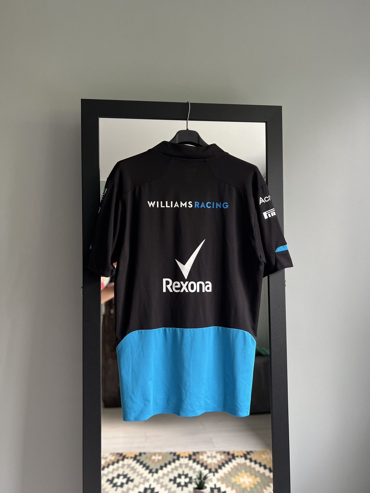 Formula 1 Williams Racing AMG F1 2019 Teamwear 1/3 Zip Polo Shirt Size US M / EU 48-50 / 2 - 7 Thumbnail