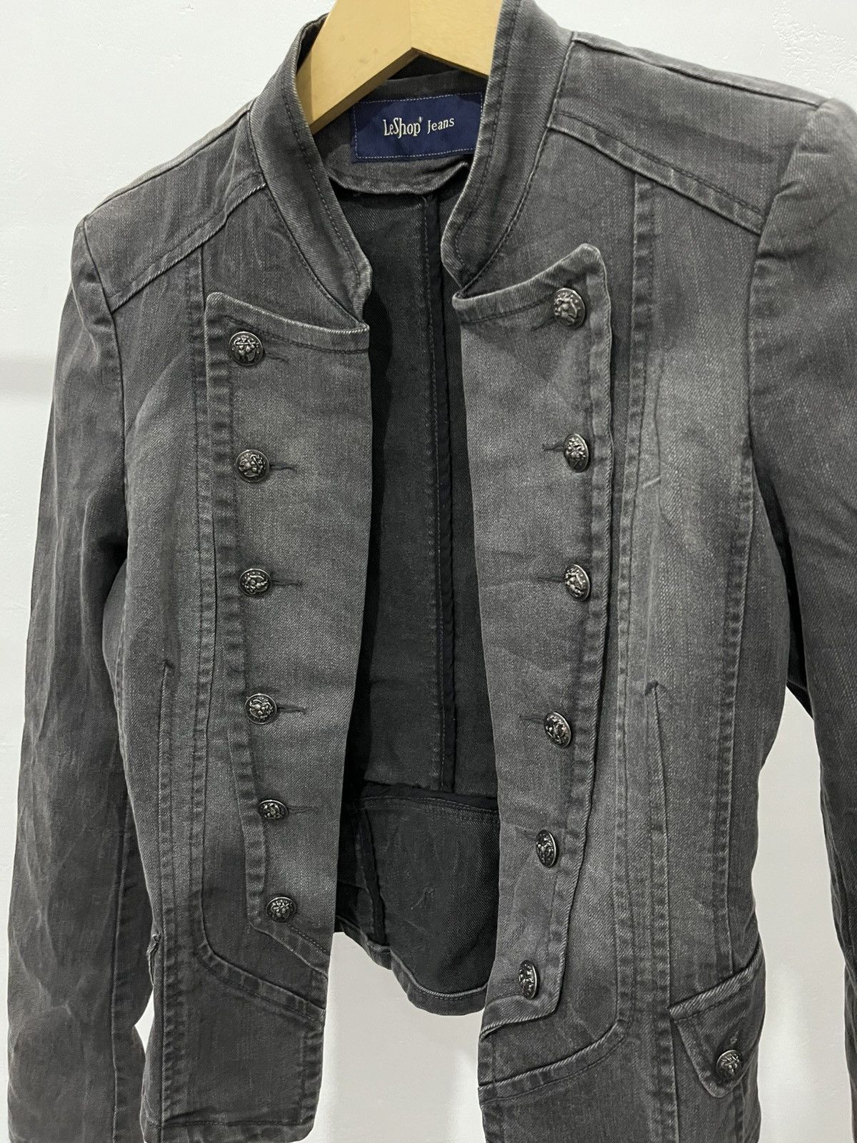 Share Spirit Homme LESHOP JEANS NAPOLEON JACKET BUTTONLESS Size US S / EU 44-46 / 1 - 3 Thumbnail