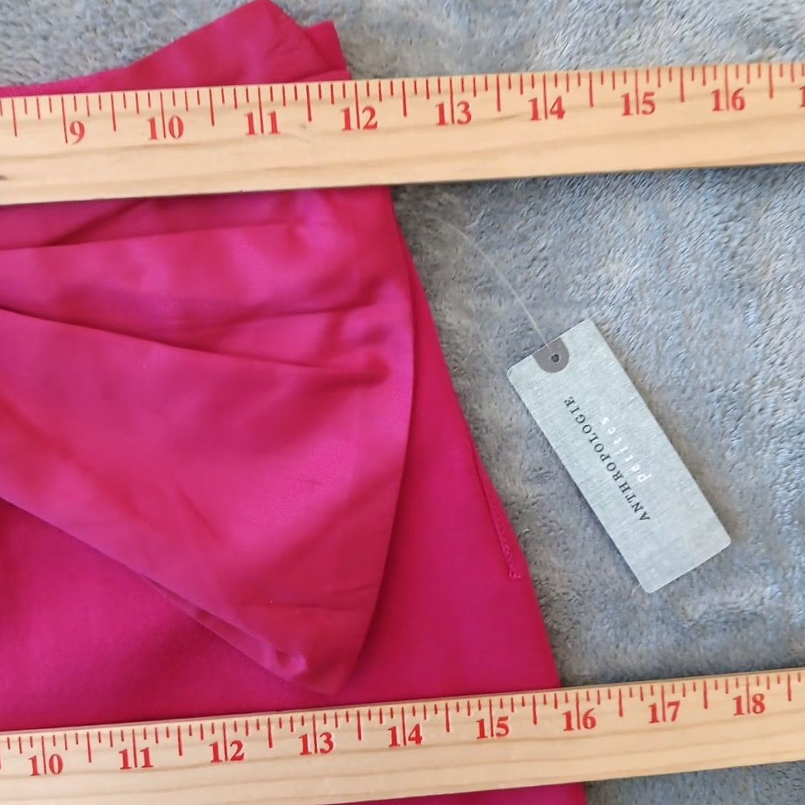 Anthropologie Anthropologie Maeve The Colette Cropped Pants Womens 23P Pink Wide-Leg New Size 40" / US 18 - 3 Thumbnail