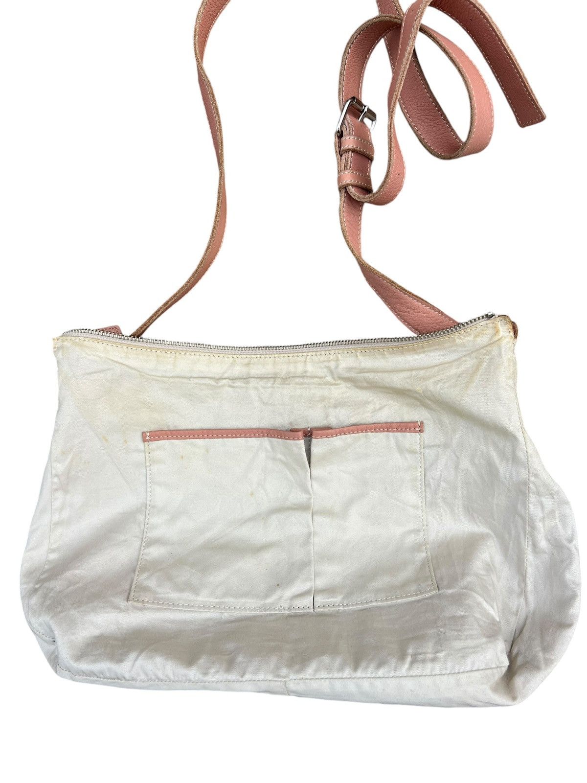 Leather Vintage Margaret Howell Scratches Patina Cowhide Leather Bag Size ONE SIZE - 20 Thumbnail