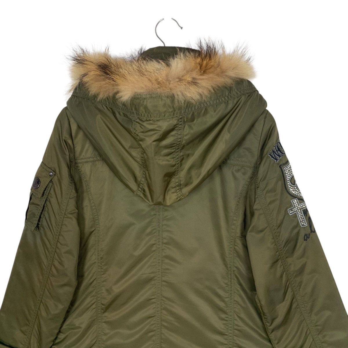 If Six Was Nine Vintage Ghost Of Harlem Parka Jacket FauxFur Hoodie Military Size US S / EU 44-46 / 1 - 13 Thumbnail