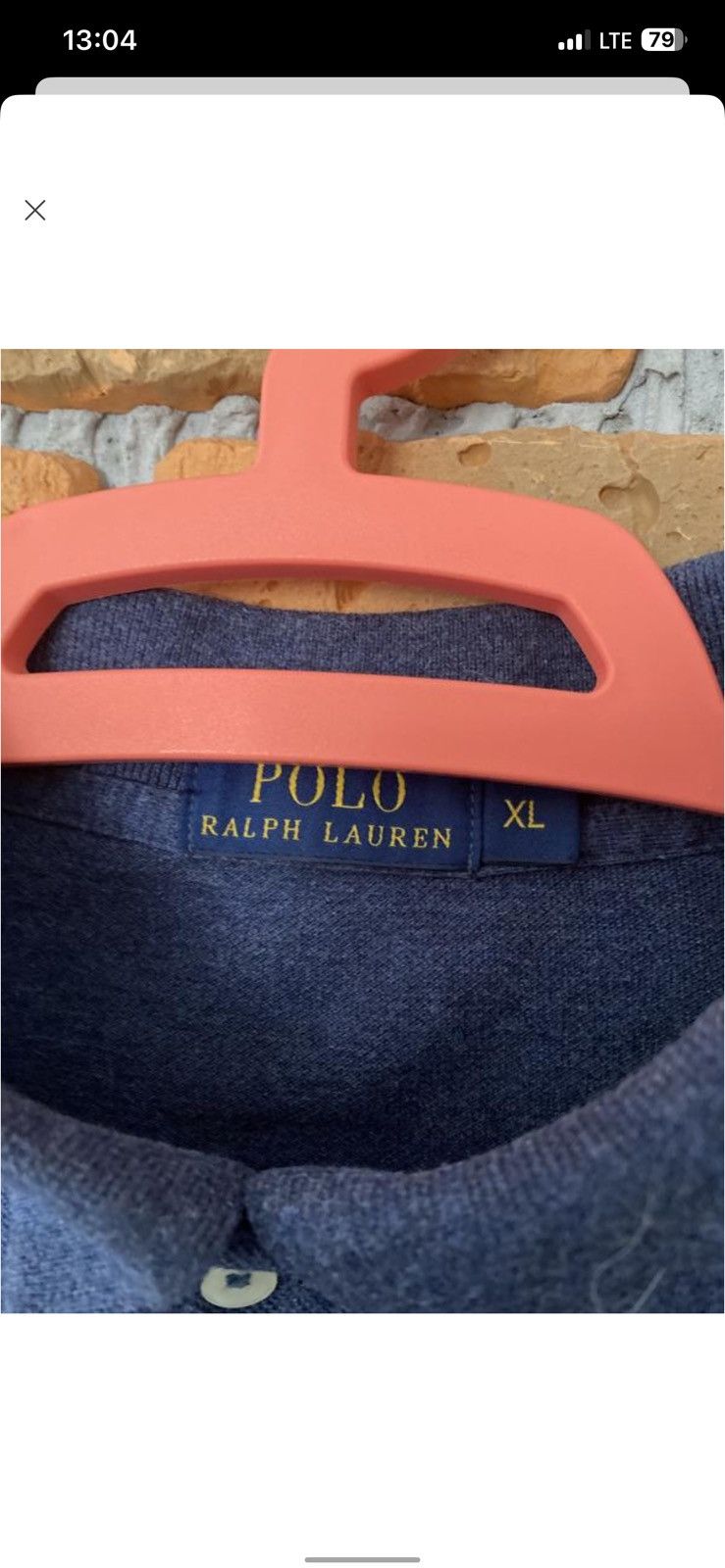 Polo Ralph Lauren Polo Ralph Lauren Navy Long Sleeve Polo Shirt Size US XL / EU 56 / 4 - 3 Thumbnail