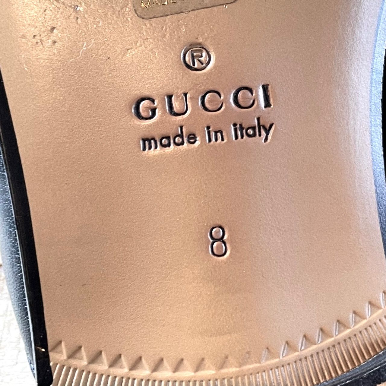 Gucci Gucci Black Leather Marmont GG Web Slippers Loafers Size US 9 / EU 42 - 8 Thumbnail