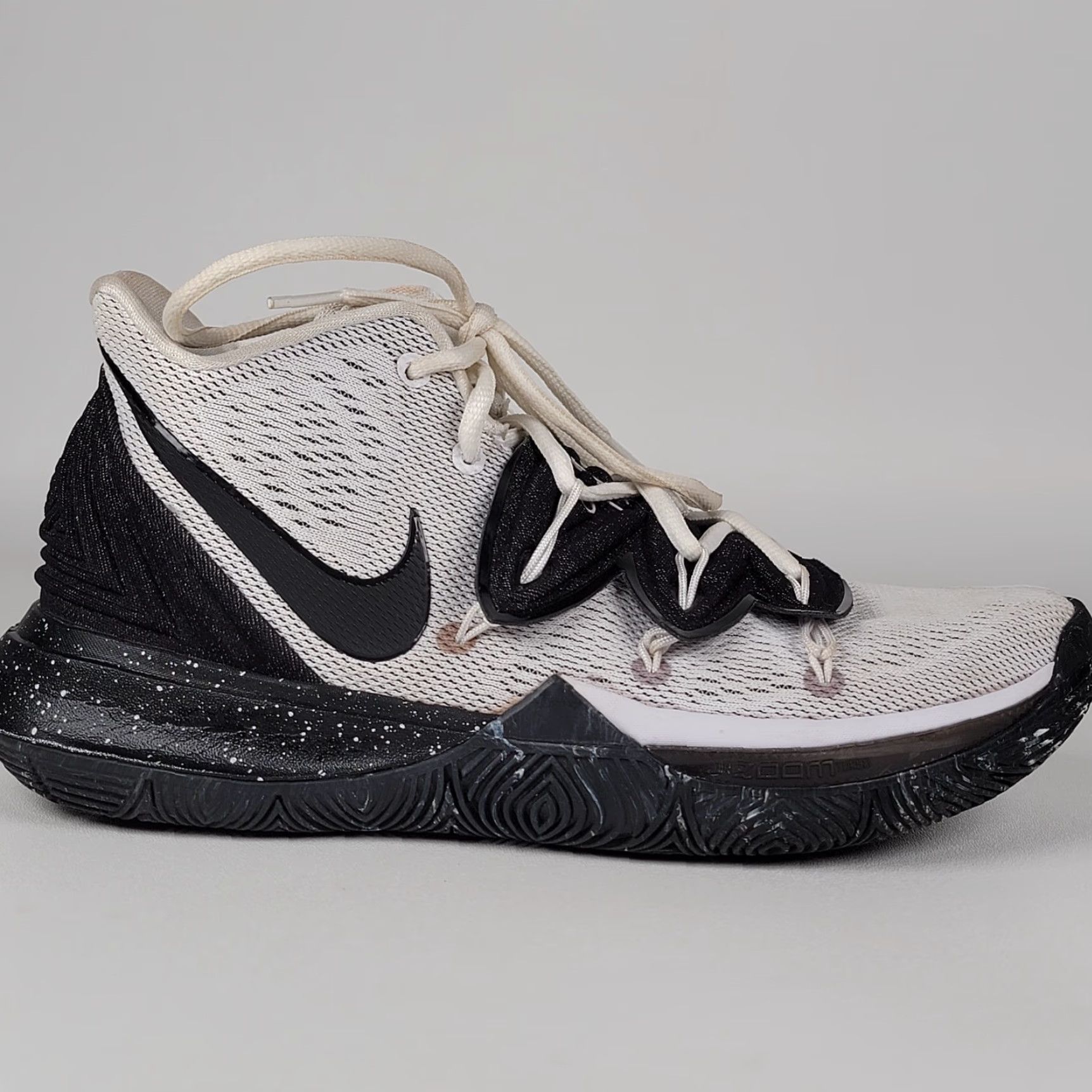 Nike Nike Kyrie 5 Cookies and Cream Mens 8.5 Sneakers AO2918-100 Nike Kyrie White 2018 Men Basketball Shoes Size ONE SIZE - 4 Thumbnail