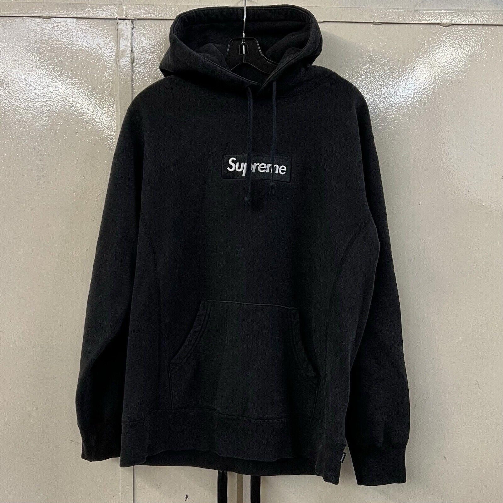 Supreme FW16 SUPREME BOX LOGO HOODED SWEATSHIRT HOODIE BLACK L Size US L / EU 52-54 / 3 - 1 Thumbnail