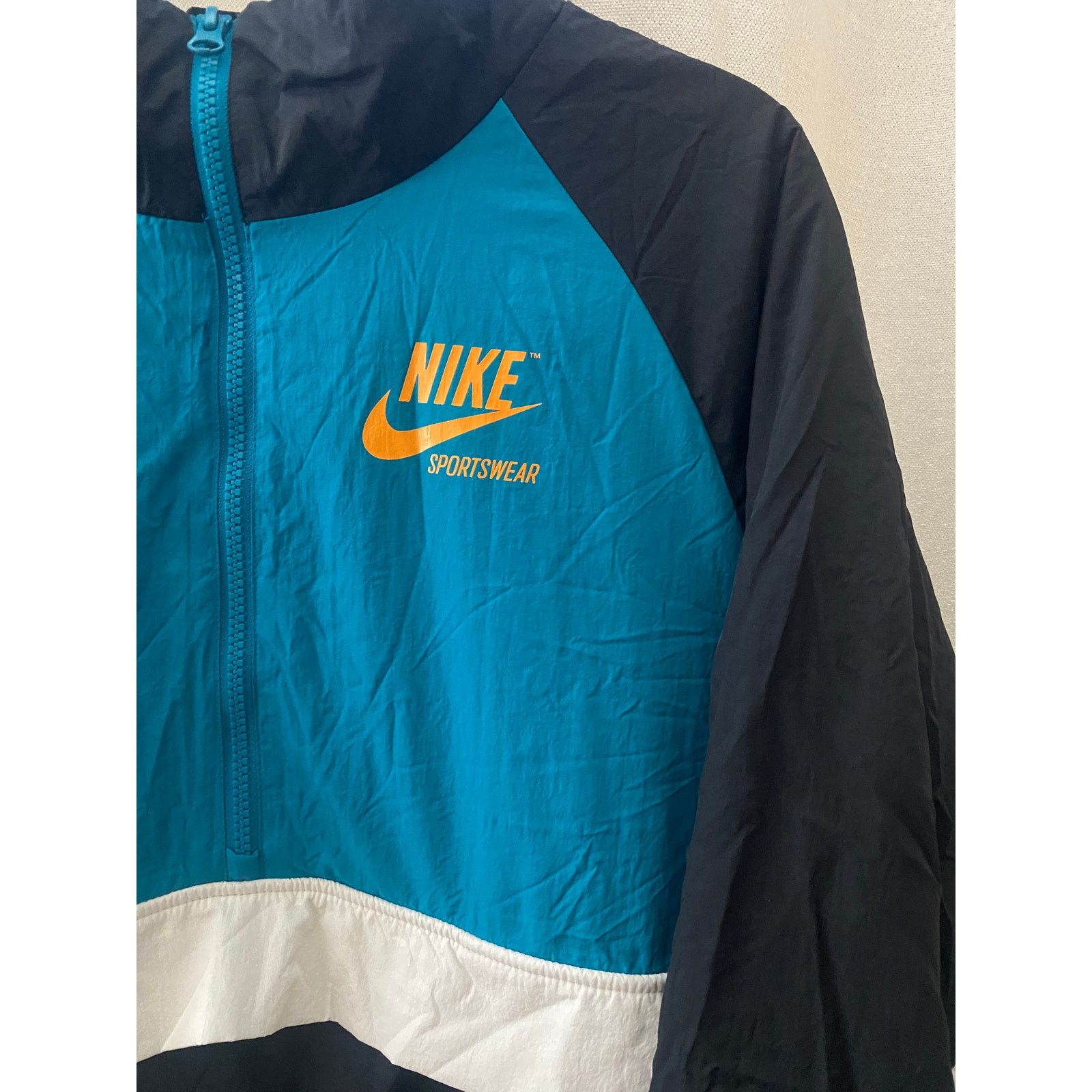 Nike Nike Half Zip Archive Jacket Black Teal Sail m large Size US L / EU 52-54 / 3 - 3 Thumbnail