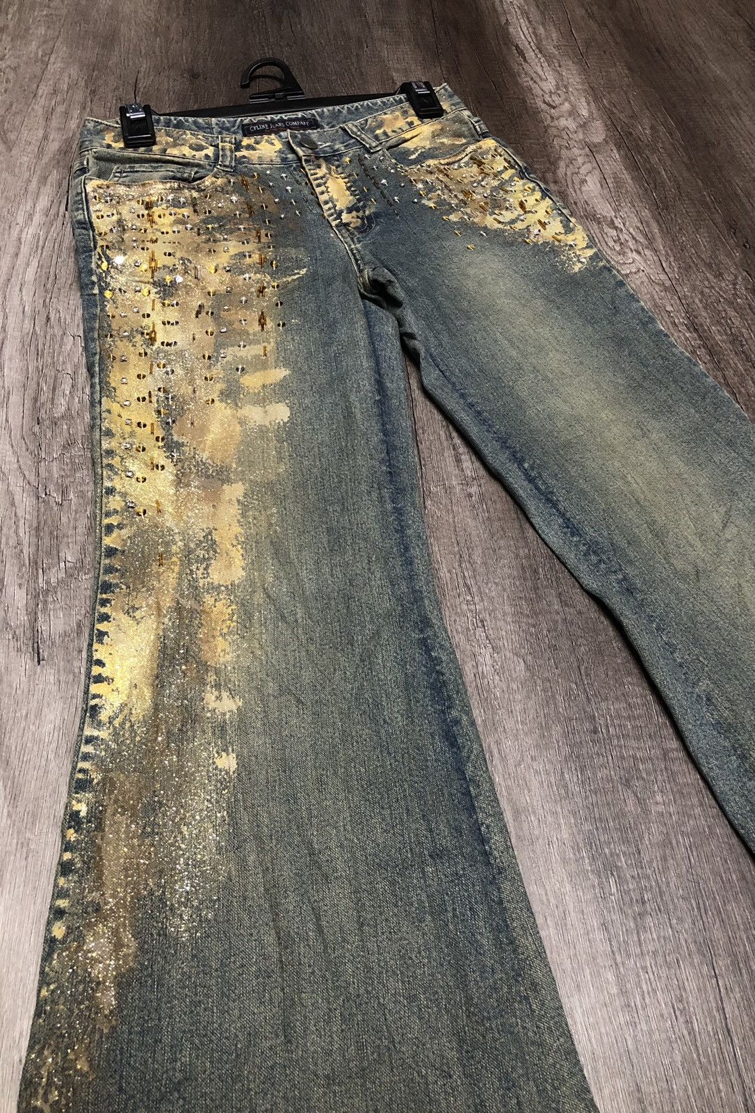 Designer × Japanese Brand × Vintage CF LINE FLARED BOOTCUT JEANS COMPANY Size 29" - 21 Thumbnail