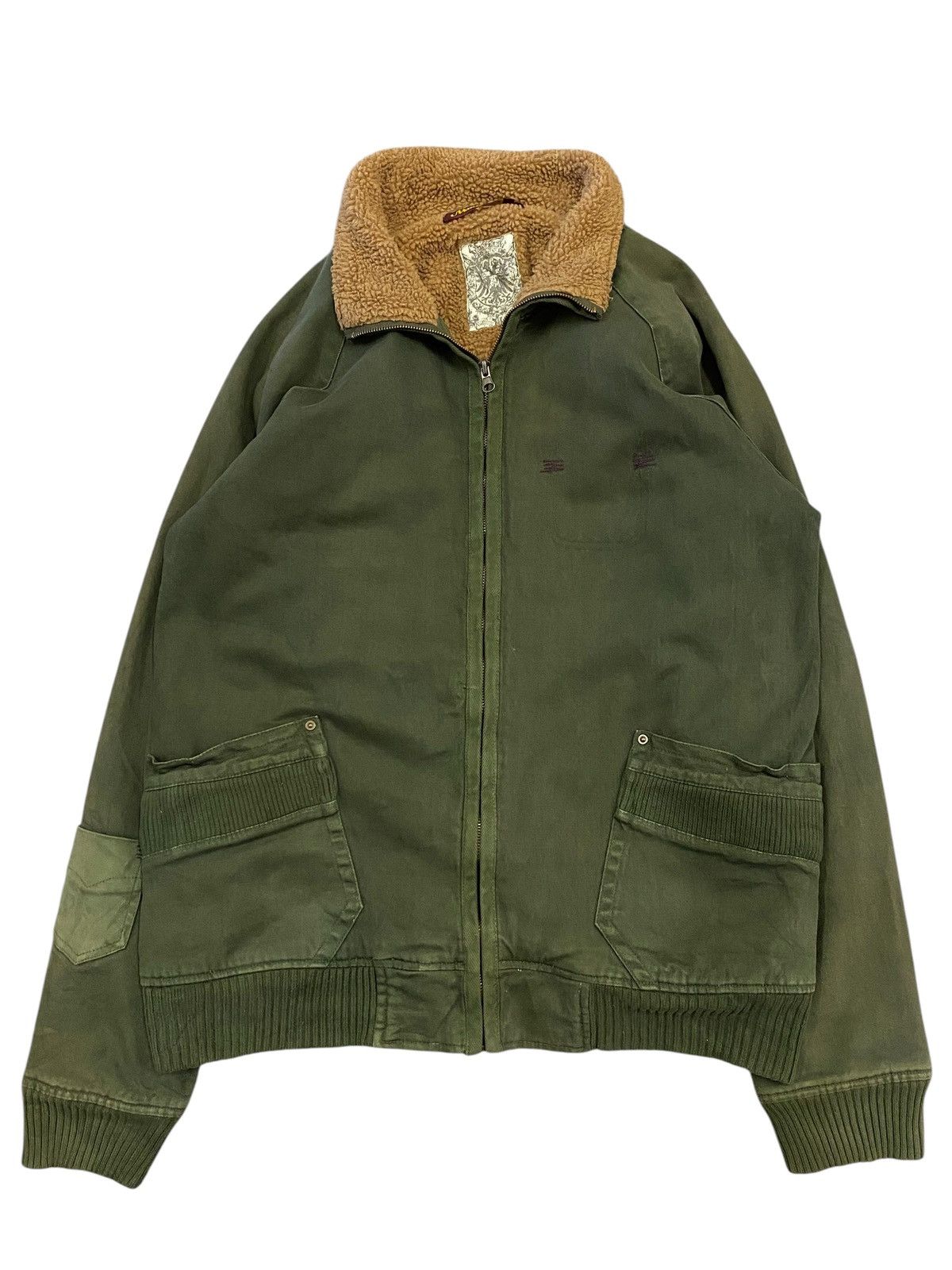 Vintage Vintage Military Style Sherpa Collar Jacket Size US L / EU 52-54 / 3 - 1 Thumbnail