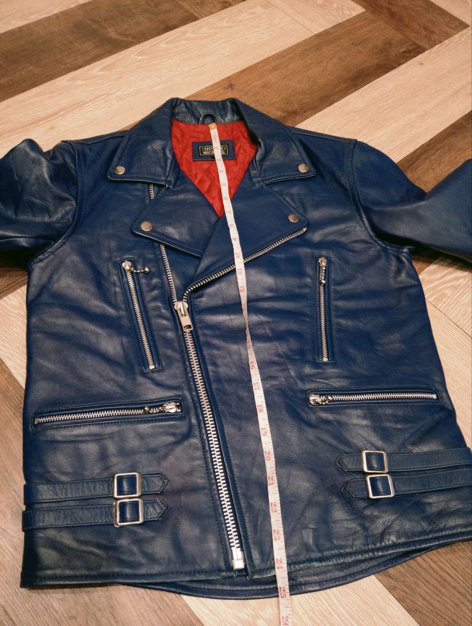 Japanese Brand JAPANESE HORN WORKS RIDER LEATHER JACKET Size US L / EU 52-54 / 3 - 17 Thumbnail