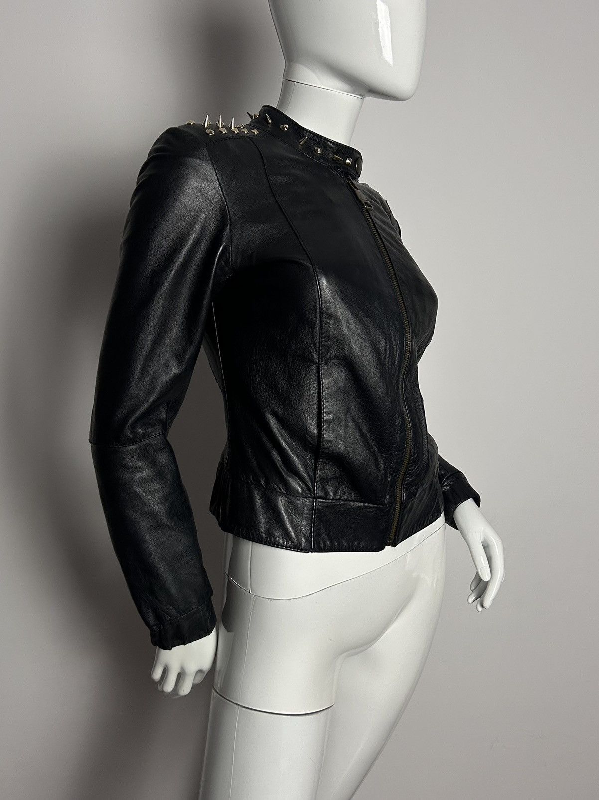 Other Italian vintage leather piercing jacket Size S / US 4 / IT 40 - 6 Thumbnail