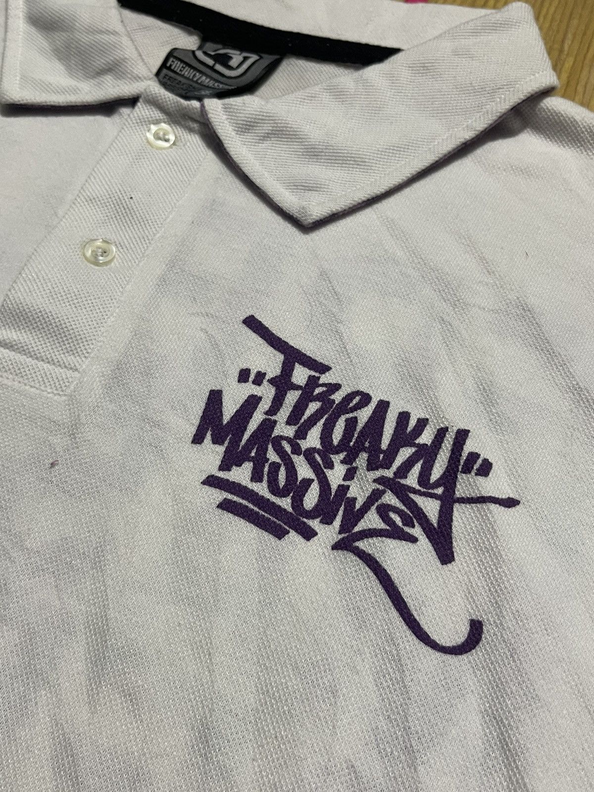 If Six Was Nine Y2K FREAKY MASSIVE short sleeve polo Size US XL / EU 56 / 4 - 6 Thumbnail