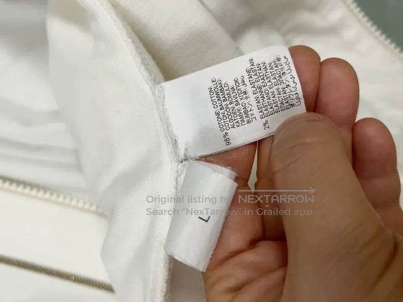 Brunello Cucinelli Brunello Cucinelli White hooded silk coat with beaded deco Size L / US 10 / IT 46 - 4 Thumbnail