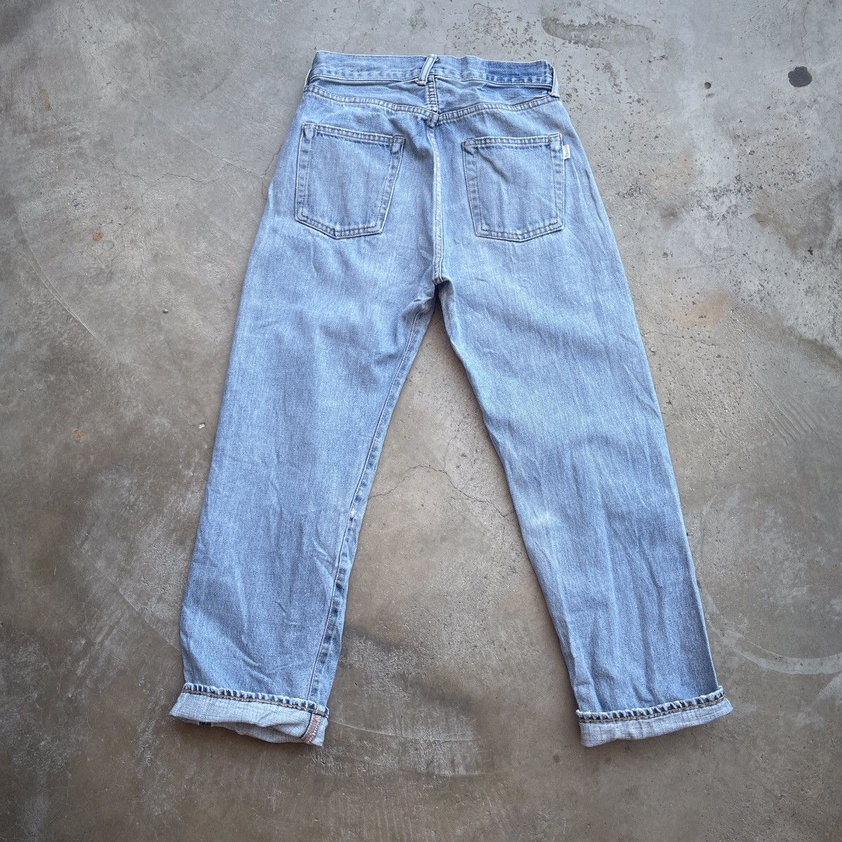 20471120 Vintage Japanese Designer Redline Selvedge Denim Jeans Size US 26 / EU 42 - 7 Thumbnail