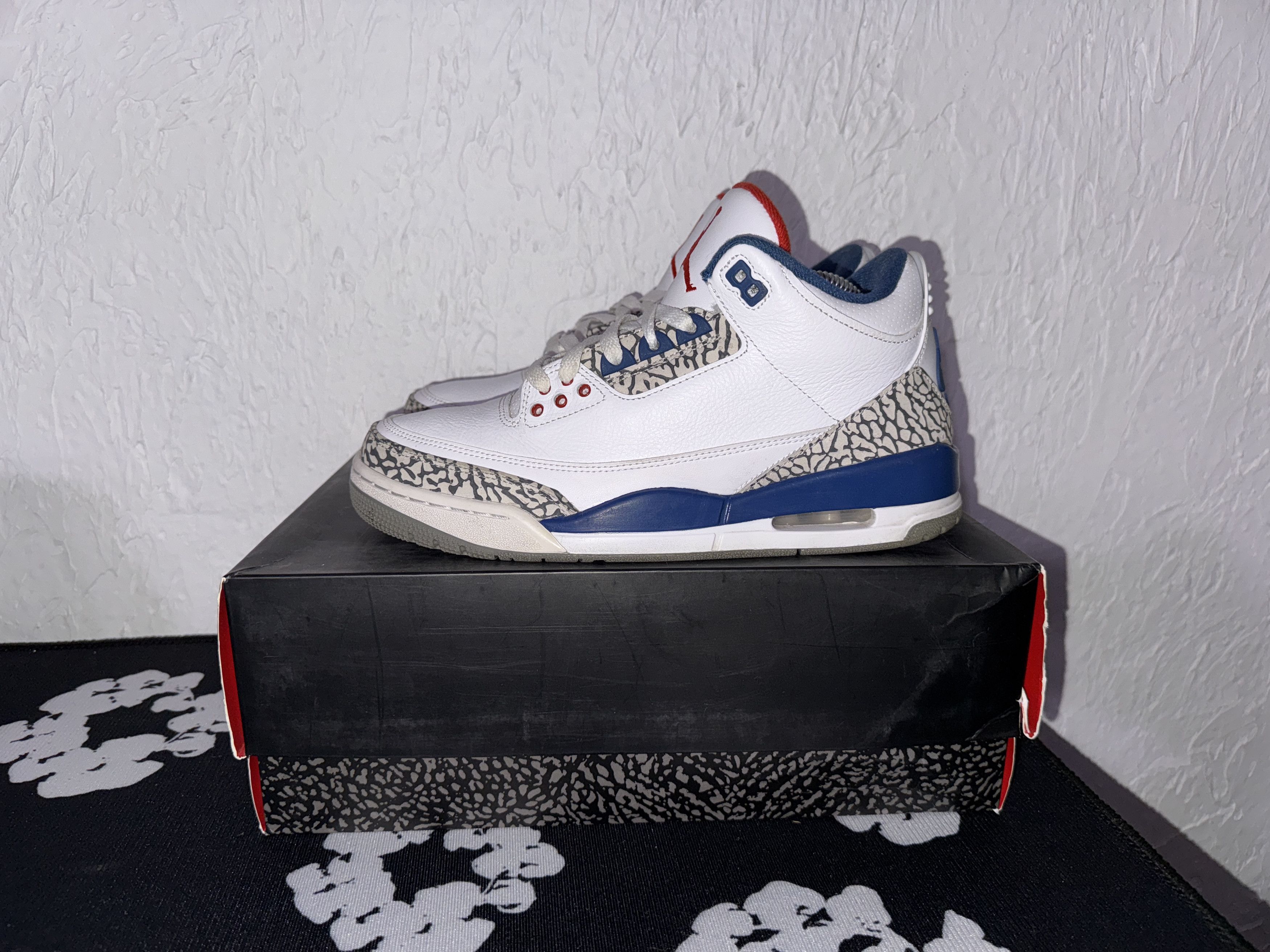 Jordan Brand × Nike US Size 9 - Nike Air Jordan 3 Retro OG Mid True Blue 2016 Size US 9 / EU 42 - 6 Thumbnail