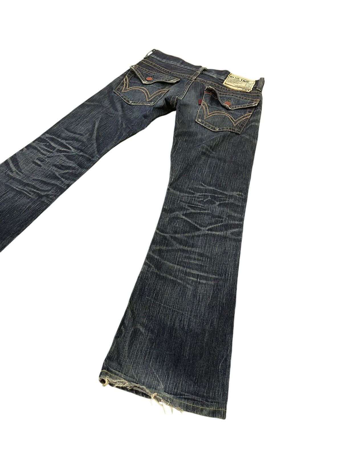 Flare Jeans Edwin Faded Distress Clawmark Boot Cut 3🟦