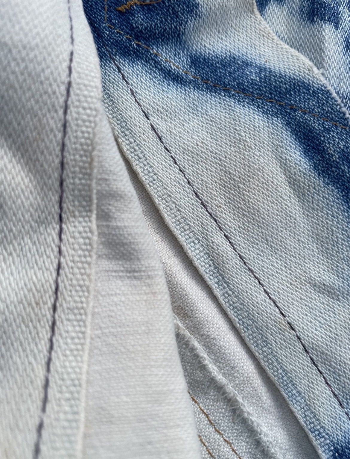 Vintage × Wrangler Wrangler Selvedge 70s/80s Destroy Sleeveless Spalsh Jacket Size US S / EU 44-46 / 1 - 23 Thumbnail