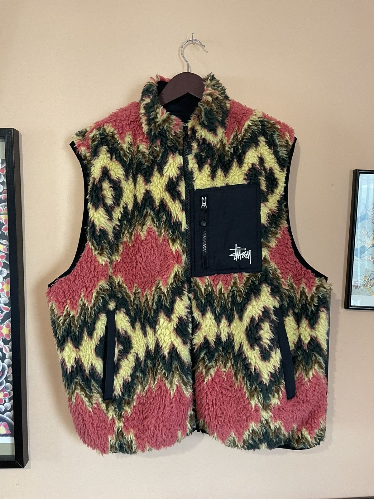 Stussy Stussy Fleece vest Size US XL / EU 56 / 4 - 2 Thumbnail