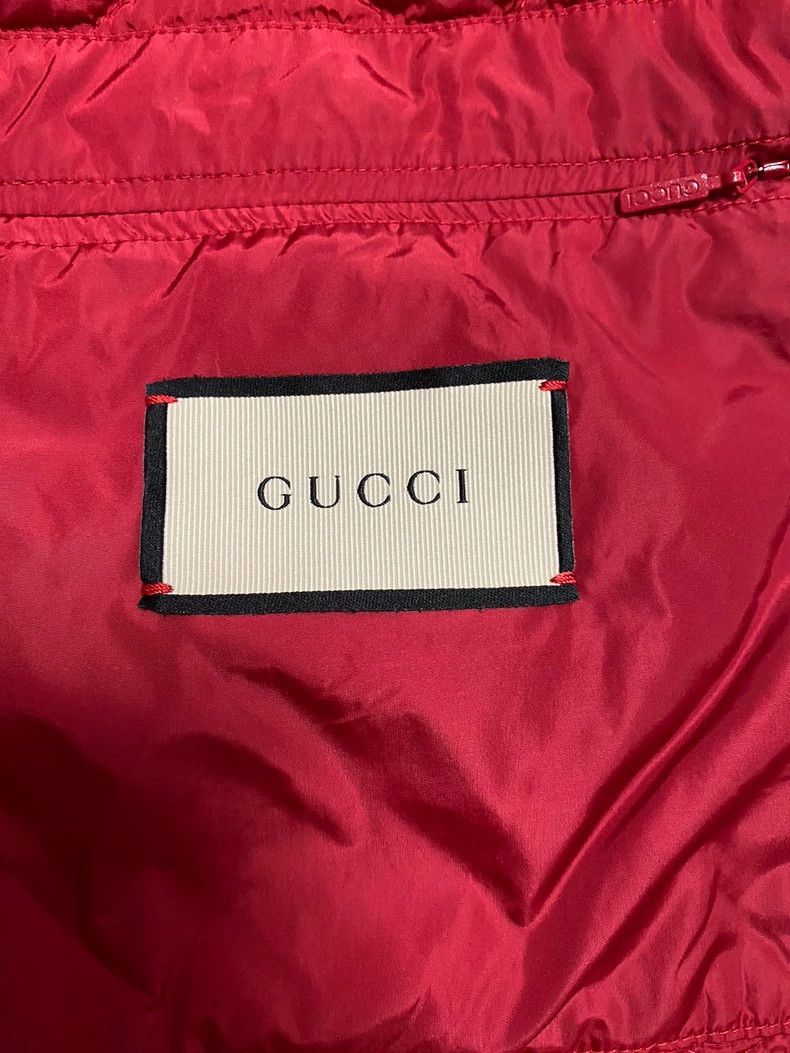 Gucci Gucci Red Black Zip Coat 48-2507 Size US L / EU 52-54 / 3 - 2 Thumbnail