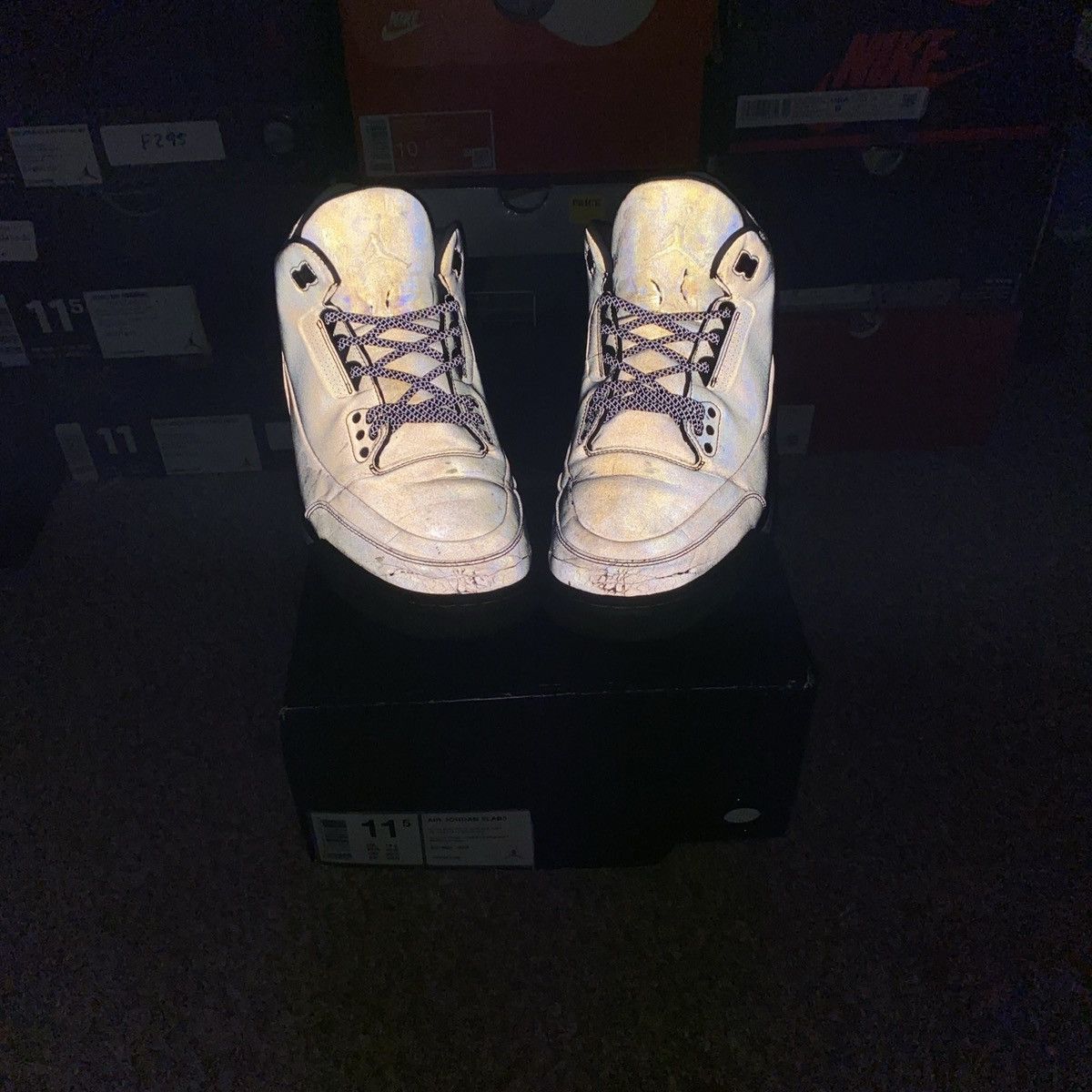 Jordan Brand × Nike × Vintage Jordan 3 lab3 reflective Size US 11.5 / EU 44-45 - 1 Thumbnail