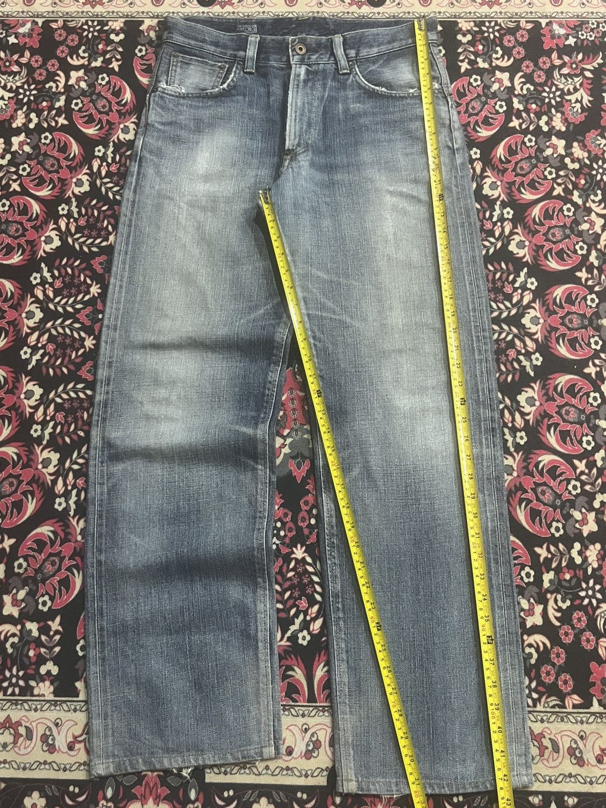 Vintage Vintage Japanese Brand Edwin 505 Half Selvedge Blue Jeans Size US 32 / EU 48 - 15 Thumbnail