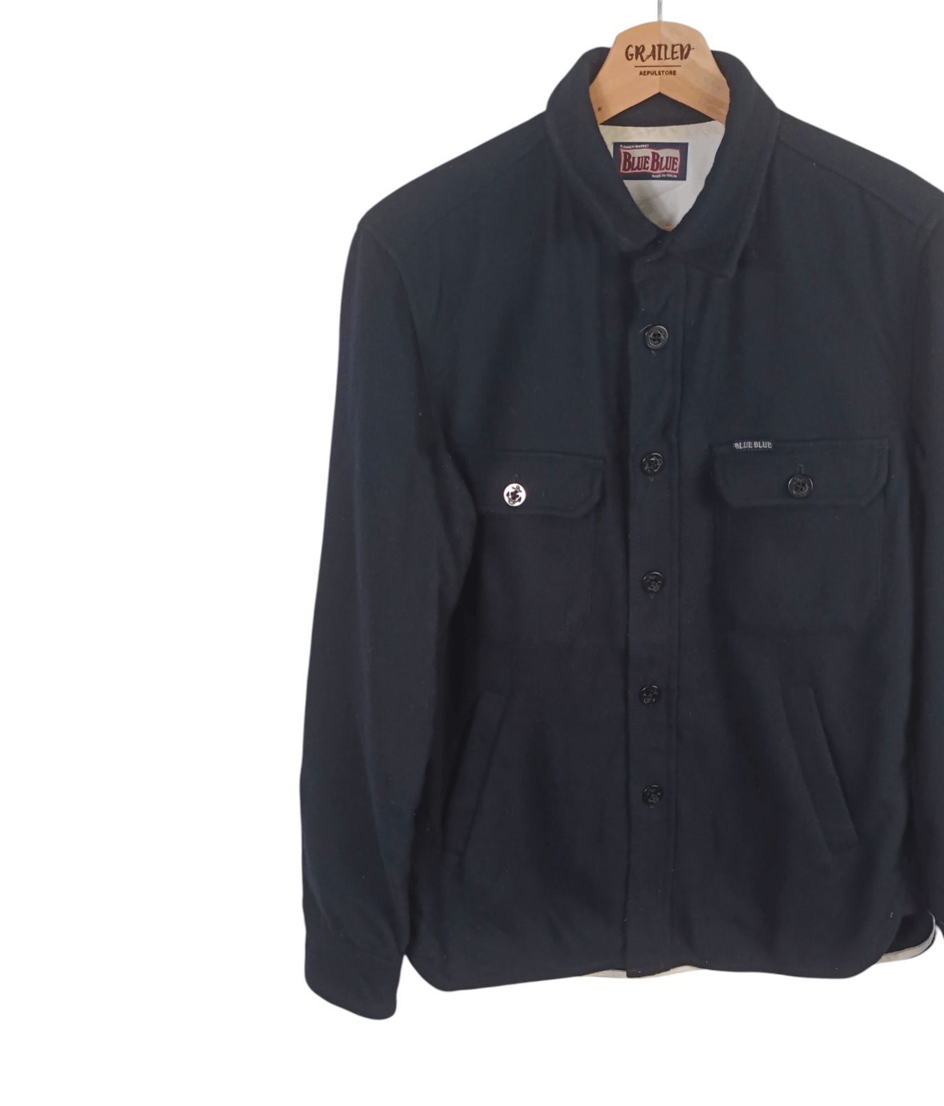 Blue Blue Japan Blue Blue Japan Indigo-Dyed Garments Wool Jacket Size US M / EU 48-50 / 2 - 5 Thumbnail