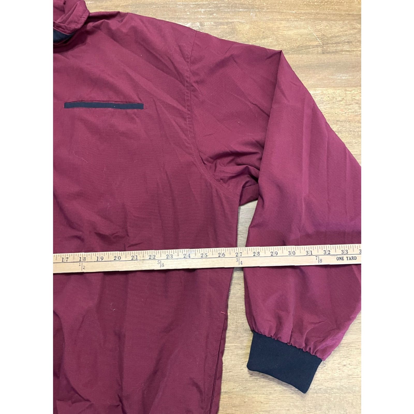 Vintage Daniel Gray Jacket Mens 2XL Windbreaker 1/4 Zip Up Pullover Golf Maroon Gray Size US XXL / EU 58 / 5 - 6 Thumbnail