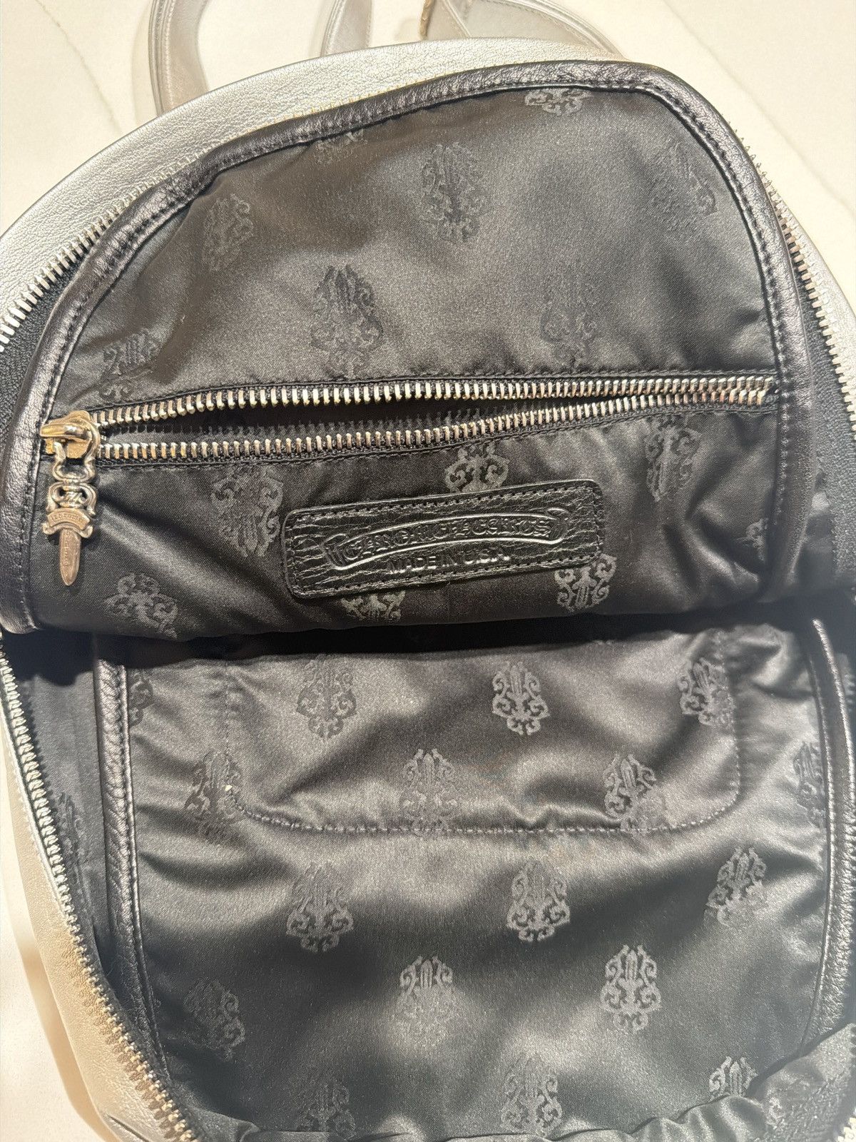 Chrome Hearts Chrome Heart Mini Leather Bag Size 28 - 10 Thumbnail