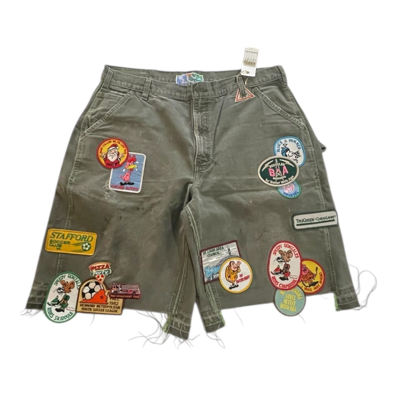 Better With Age Gentleman's Carhartt Carpenter Shorts- Grey - Size 40 Size US 40 / EU 56 - 1 Thumbnail