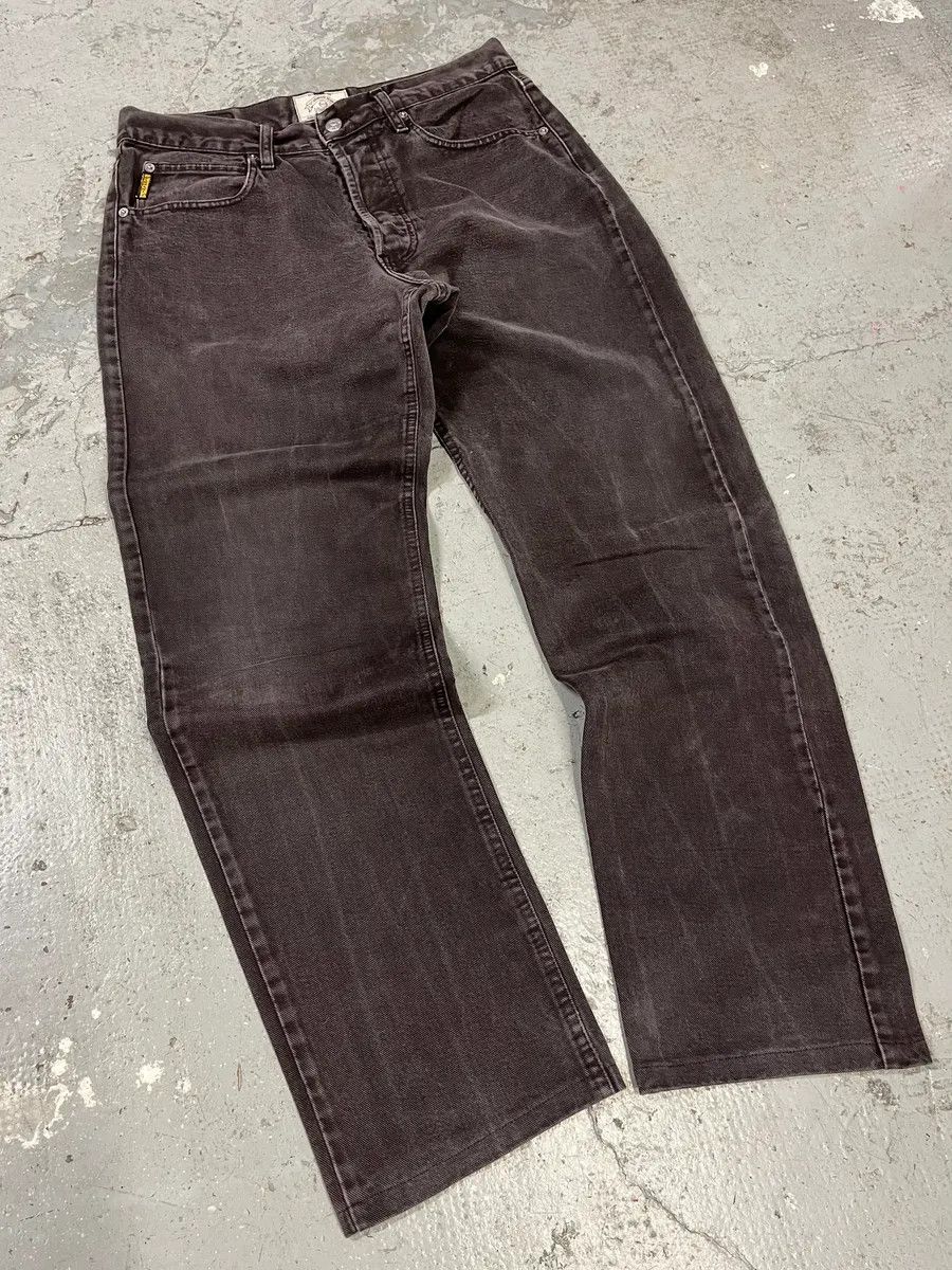 Armani × Vintage 1990s Armani Faded Brown Denim Jeans Size US 32 / EU 48 - 5 Thumbnail
