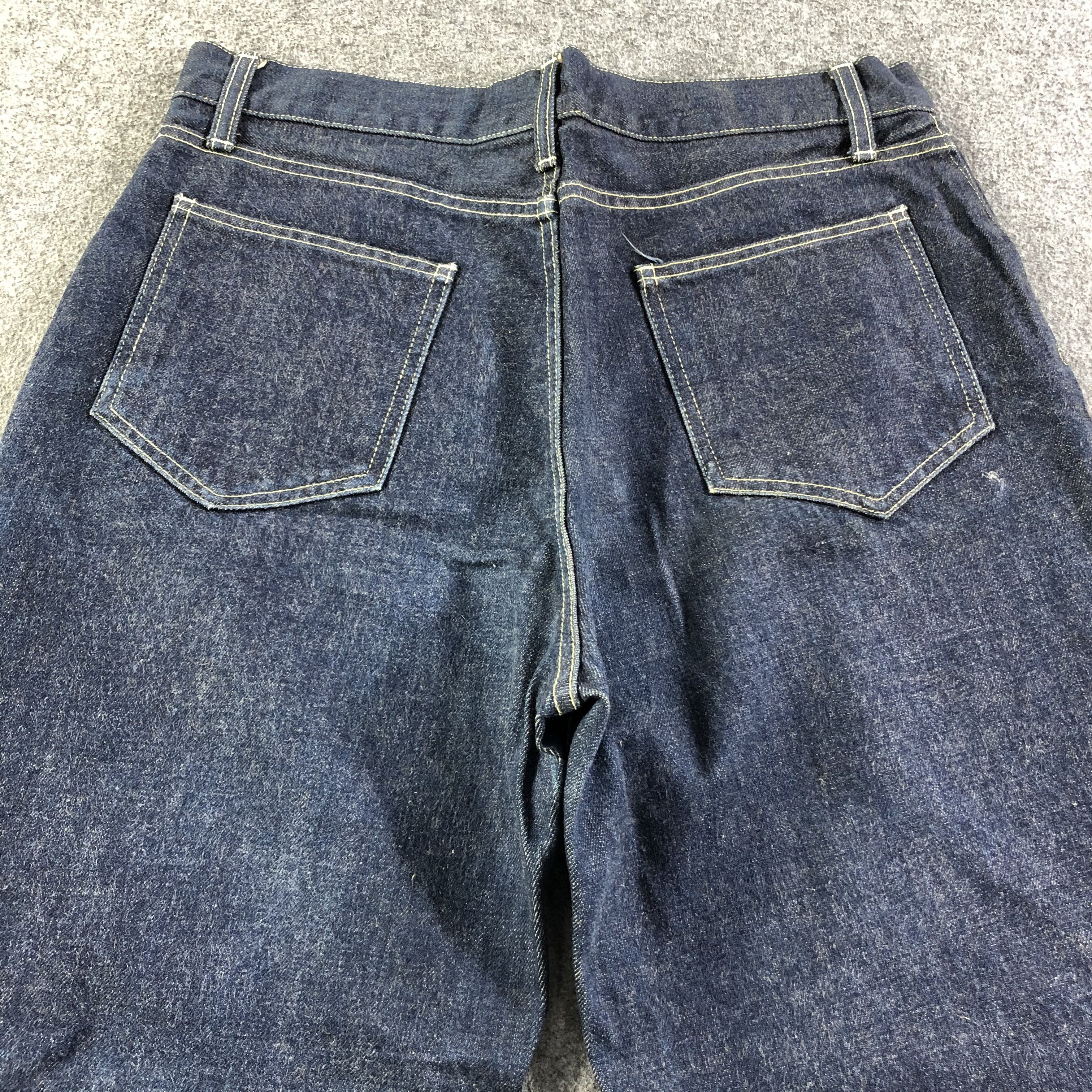 Japanese Brand Felissimo Blossom Jeans Dark Wash Denim -J2732 Size US 33 - 4 Thumbnail