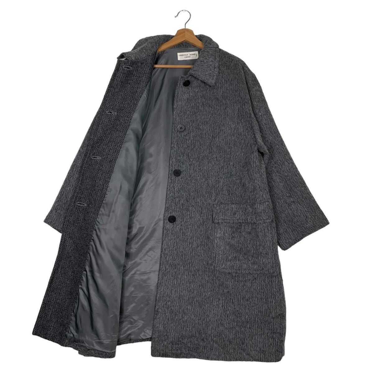 Japanese Brand CHRISTIAN AUJARD Liberte Mohair Long Coat #0083-C5 Size US L / EU 52-54 / 3 - 11 Thumbnail