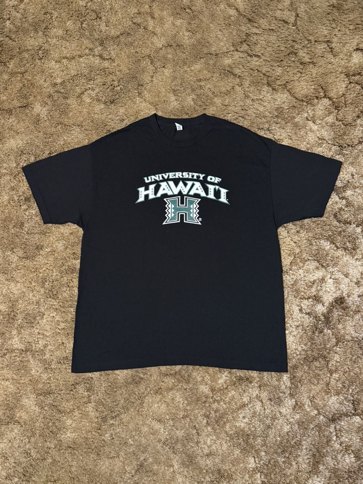 Vintage University Of Hawaii T-Shirt Tee Black XLarge Size US XL / EU 56 / 4 - 1 Thumbnail