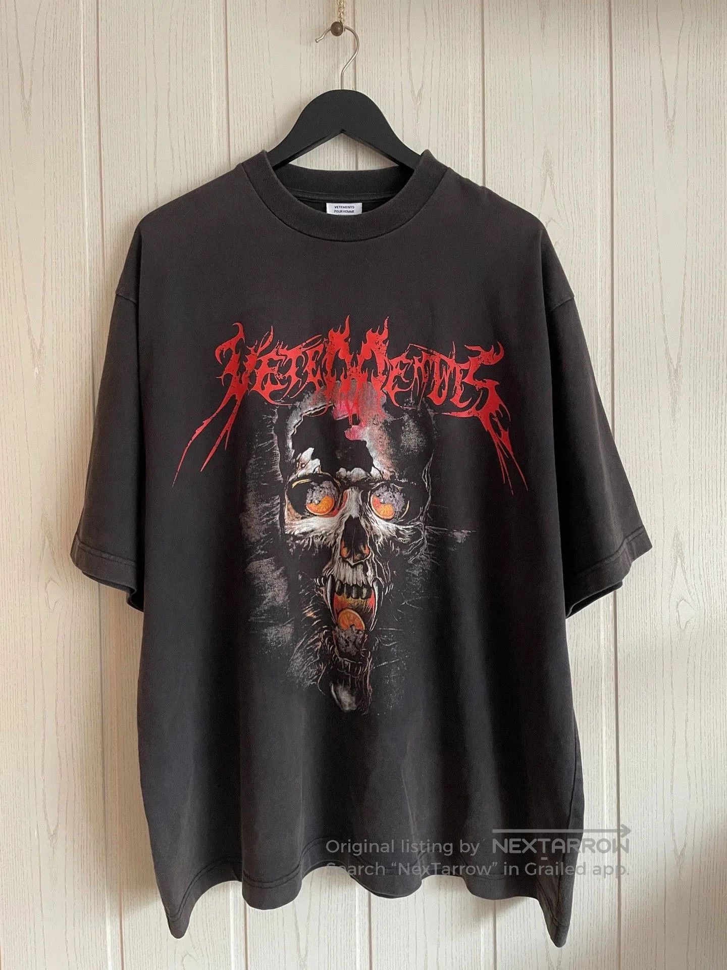 Vetements Vetements Skull Washed Short Sleeve. Size US S / EU 44-46 / 1 - 1 Thumbnail