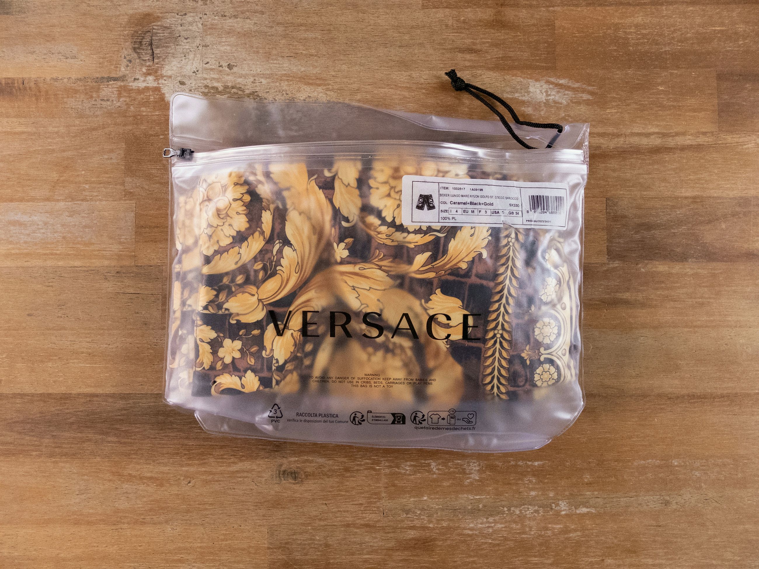 Versace VERSACE barocco baroque print swim shorts 4 Medium trunks Size US 32 / EU 48 - 10 Thumbnail
