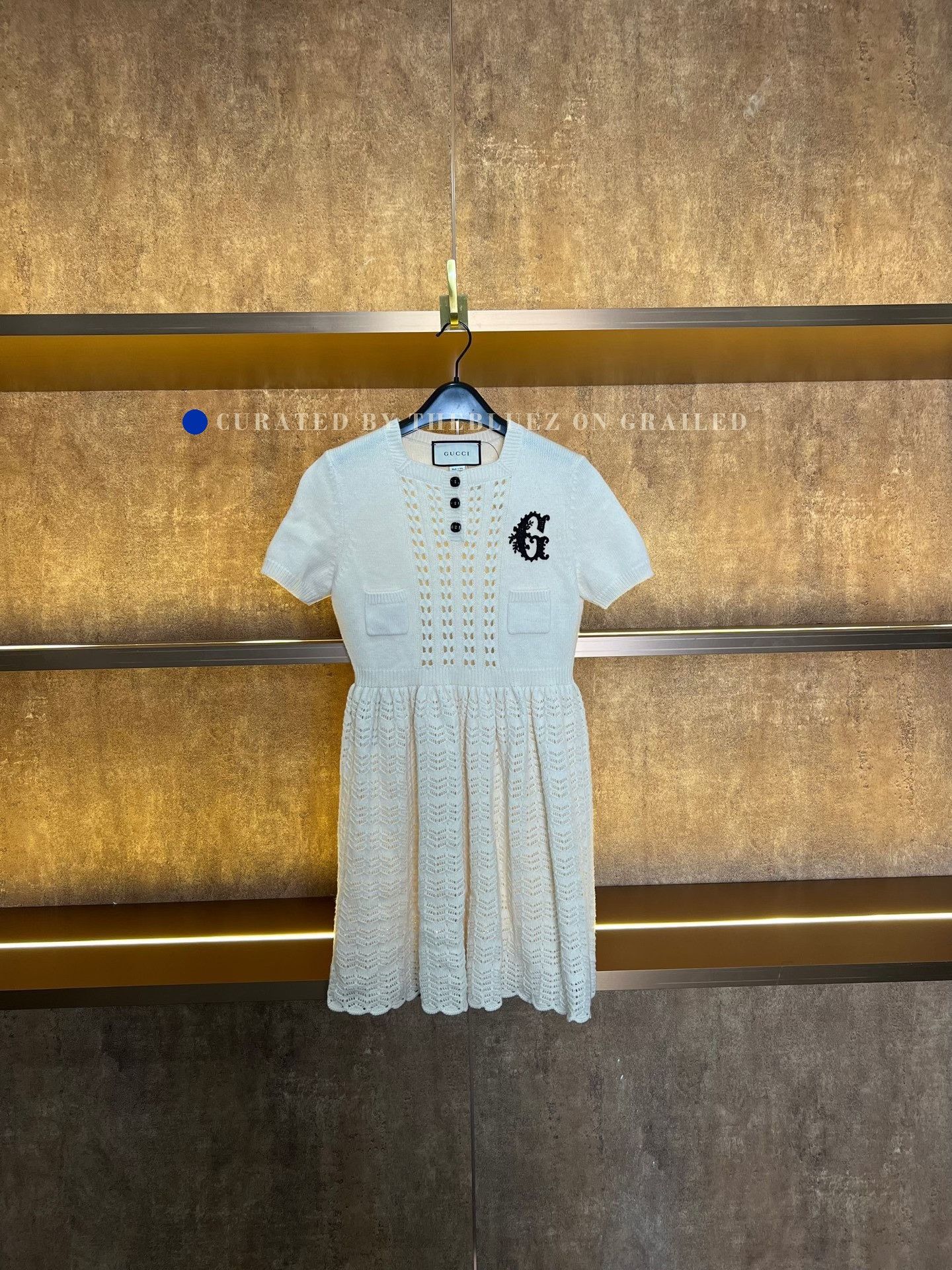 Gucci Gucci Knit Jacquard Wool Dress Size S / US 4 / IT 40 - 1 Thumbnail