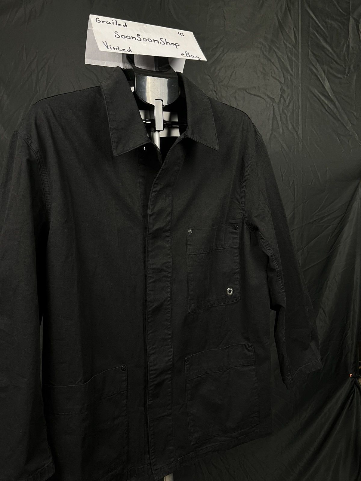 Etudes Études Black Denim Excursion jeans jacket Size US L / EU 52-54 / 3 - 1 Thumbnail