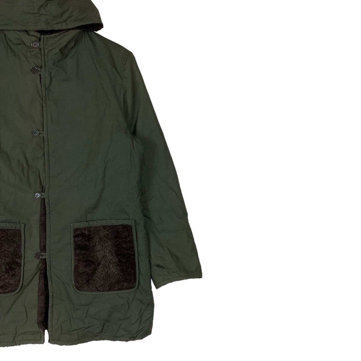 ABAHOUSE Vintage Abahouse Flat Button Hoodie Medium Long Jacket Size US M / EU 48-50 / 2 - 3 Thumbnail