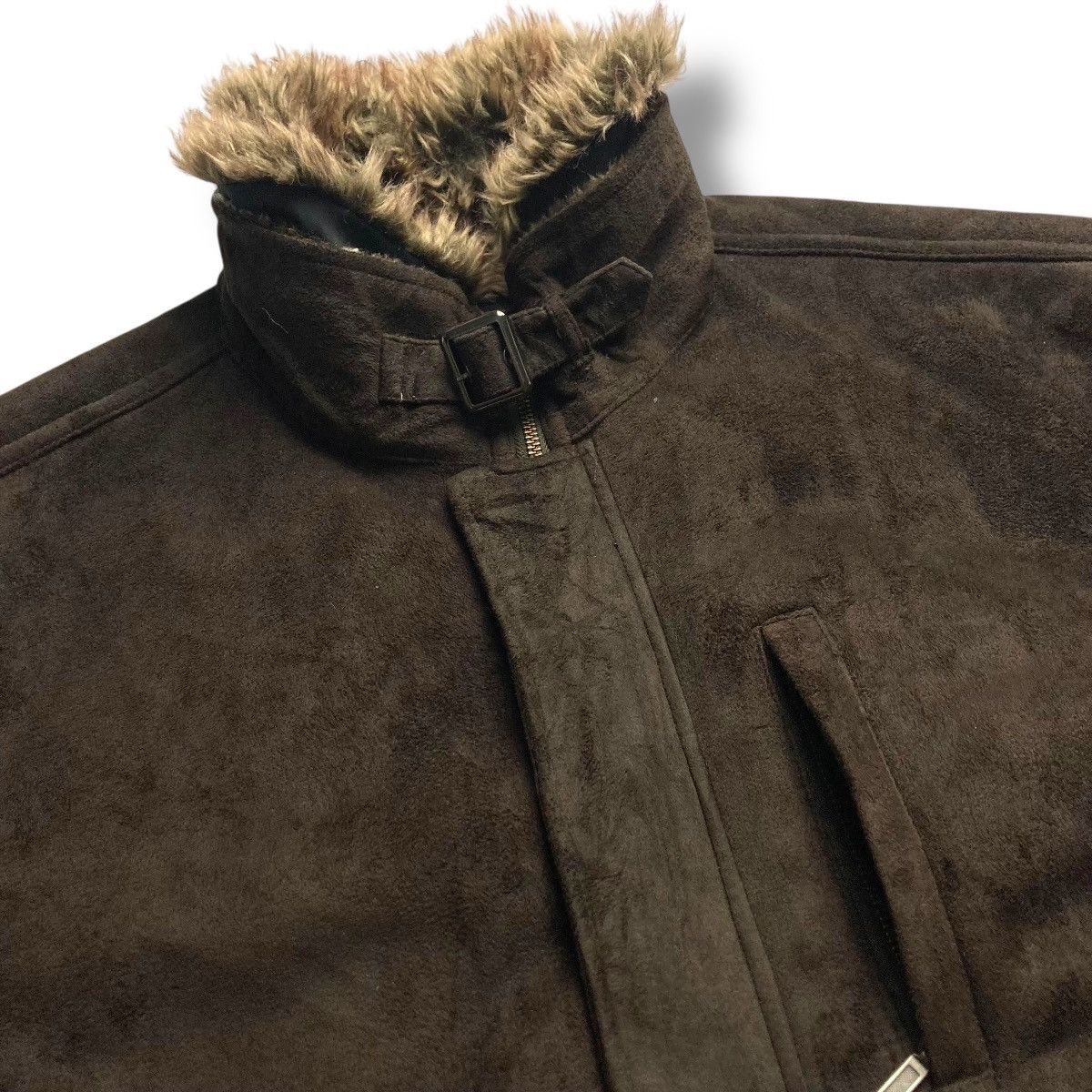 Le Grande Bleu (L.G.B.) 🇯🇵 THRUXTON LINED SHERPA MULTIPOCKET HEAVY JACKET Size US XXL / EU 58 / 5 - 7 Thumbnail