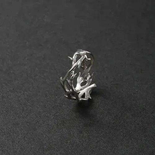 Jewelry Torn Style Adjustable Ring Size ONE SIZE - 1 Thumbnail
