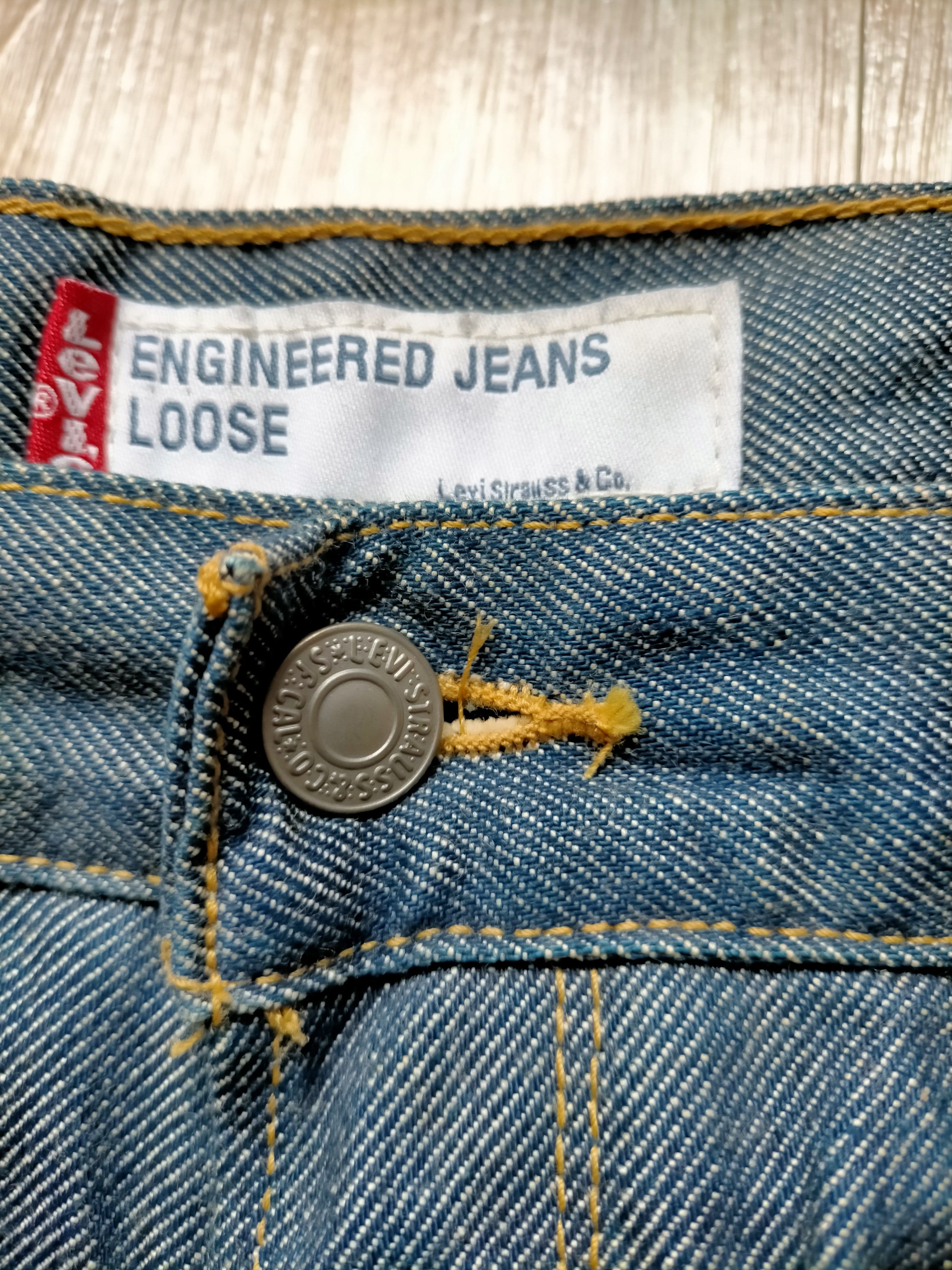 Levi's 2000s Levis Engineered Twist Leg Loose Rusty Denim Pants Size US 30 / EU 46 - 12 Thumbnail