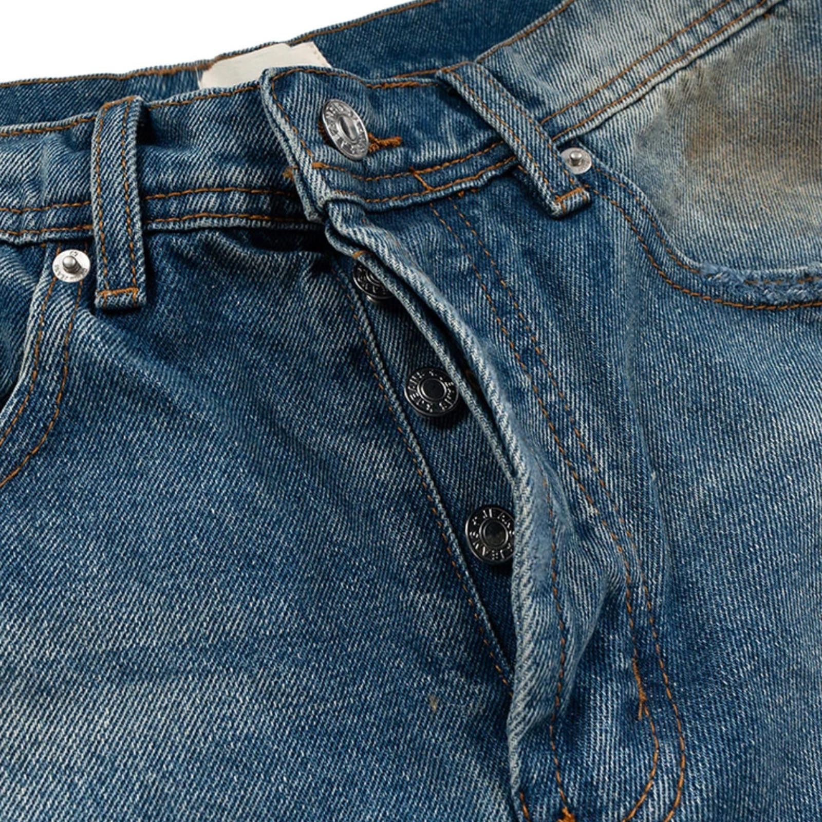 Vintage Distressed Flare Leg Jeans Size US 30 / EU 46 - 6 Thumbnail