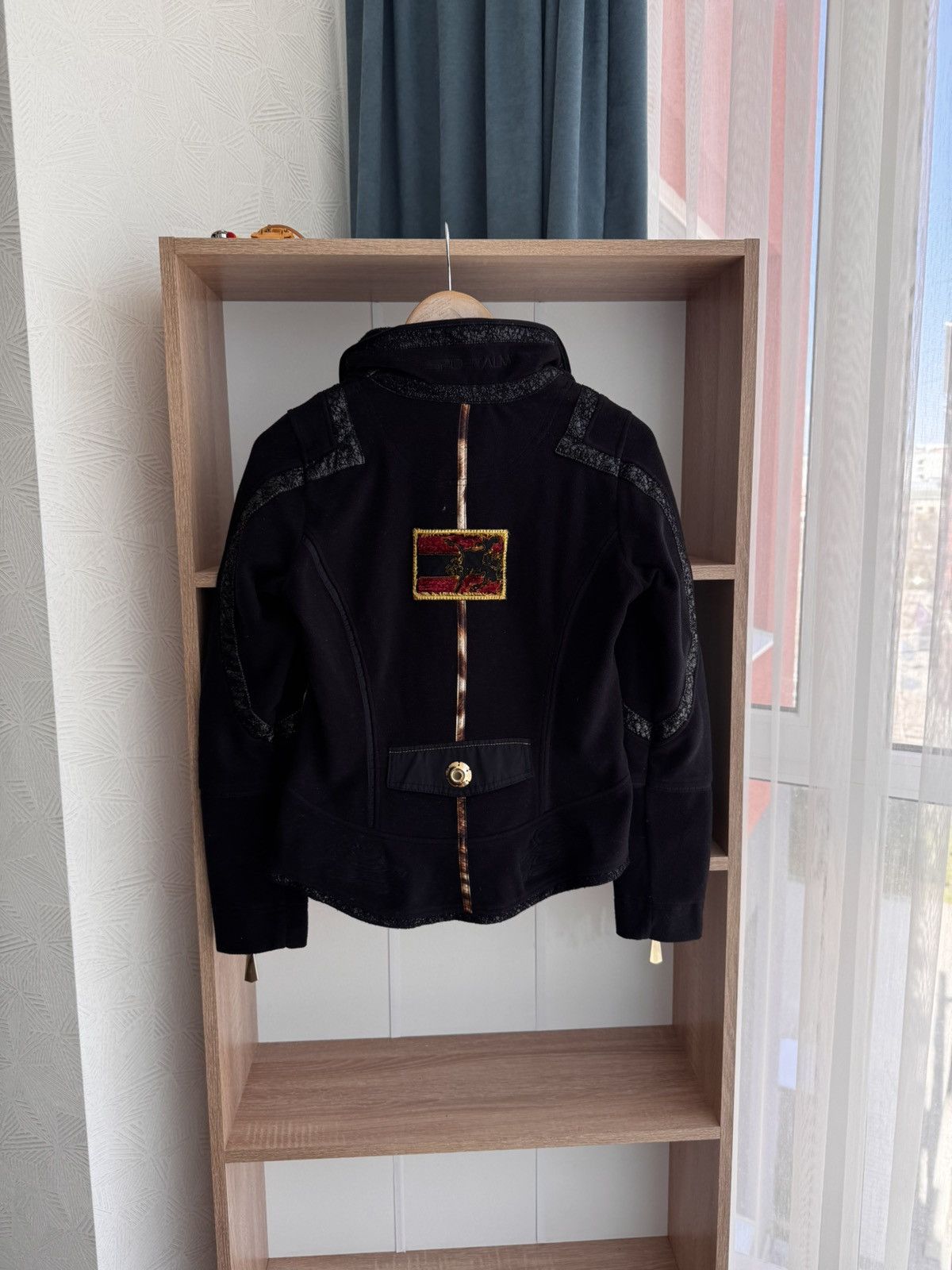 Sportalm Kitzbuhel × Vintage Vintage Sportalm Luxury Leopard Black Blazer Size S / US 4 / IT 40 - 10 Thumbnail